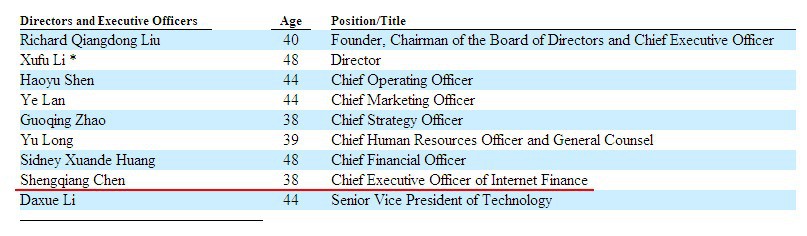 ,创业者,互联网金融,腾讯,百度,阿里巴巴,刘强东,京东四大高管的调整