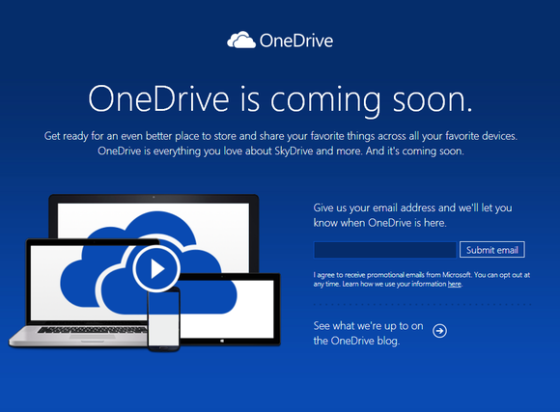 微软因商标纠纷欲将SkyDrive更名为OneDrive