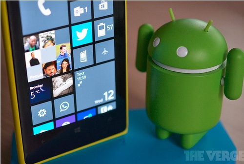WP运行Android应用？微软在考虑