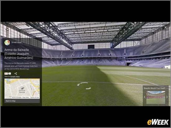 ,Google,谷歌街景带你全角度观赏12个世界杯球场