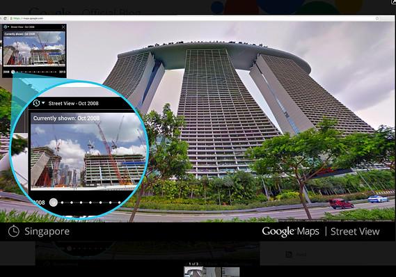 ,Google,谷歌街景新功能：可穿越时空看过去风景
