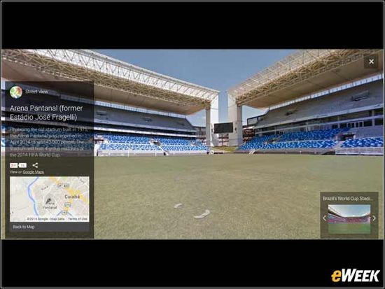 ,Google,谷歌街景带你全角度观赏12个世界杯球场