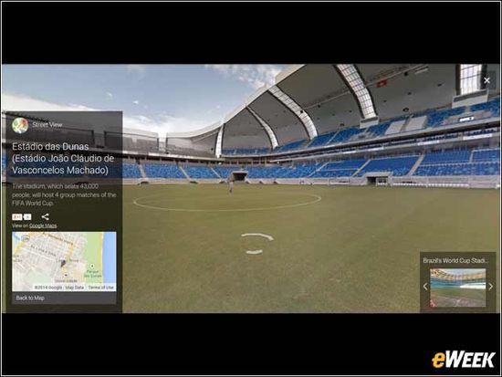 ,Google,谷歌街景带你全角度观赏12个世界杯球场