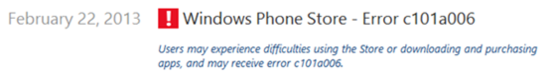 ,应用商店,Microsoft,微软Windows Phone应用商店出现大范围错误提示