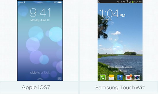 ,Apple,浏览器,Google,趋势网盘点：苹果iOS 7 VS.三星TouchWiz