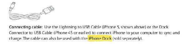 ,Apple,Apple，iPhone 5是否推出纯正Dock？