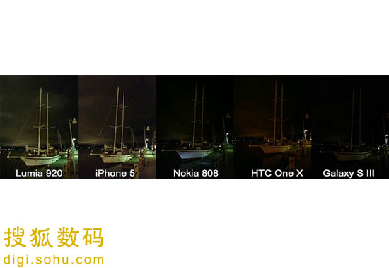 ,互联网,实验室微光拍照测试：iPhone 5不敌Lumia 920