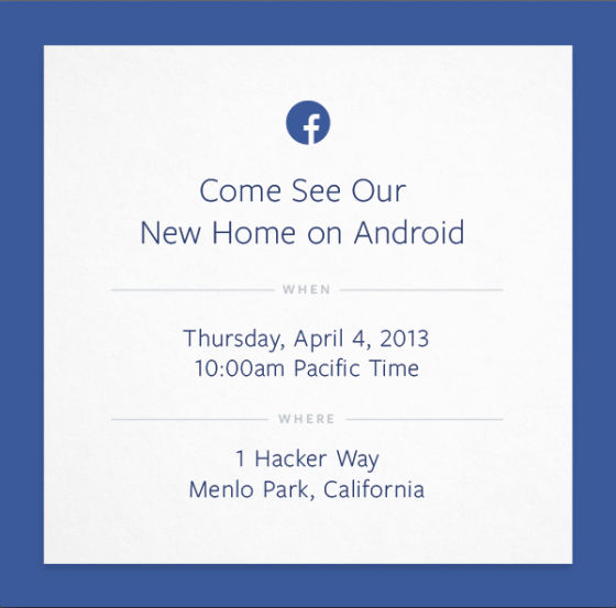 ,Facebook,Google,操作系统,传Facebook本周将发布新产品Facebook Home