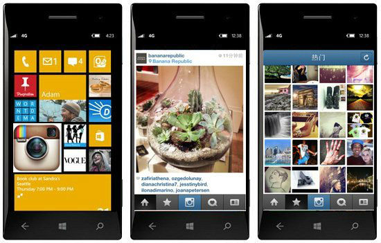 ,Microsoft,Facebook,Instagra m即将降临Windows Phone 微软注资？