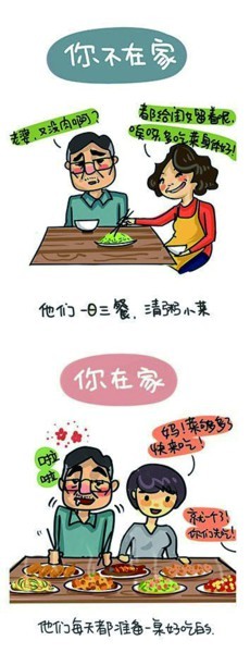 ,网民,媒体人,感人漫画戳中网友泪点:世界再大也要回家