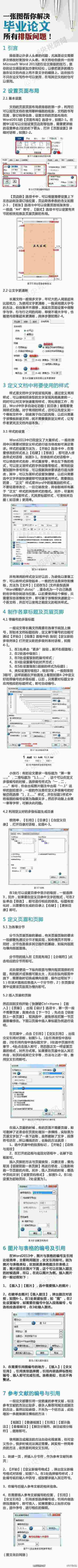 ,毕业生  一张图解决论文排版问题 