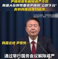 韩最大在野党要求尹锡悦立即辞职 韩国总统幕僚集体辞职