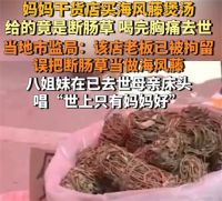 广东一老人买药材煲汤中毒身亡 老人误食断肠草不治身亡